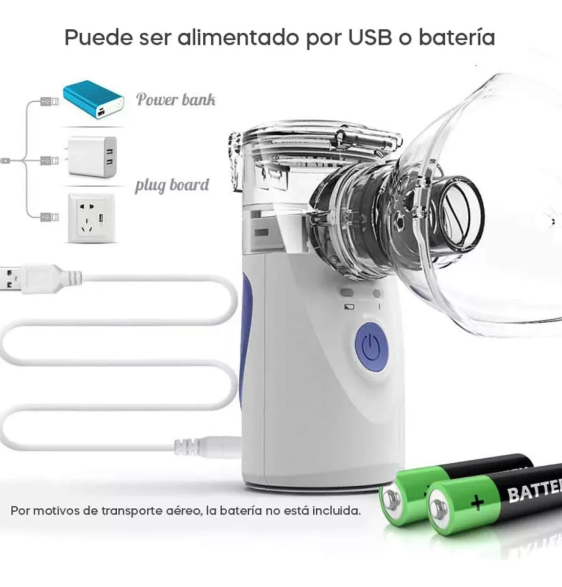 Nebulizador Portátil Adultos Y Niños